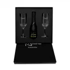 Kit Espumante Mini Freixenet Cordon Negro Taças