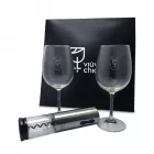 Kit Vinho com Saca Rolhas Elétrico Personalizado – MB214