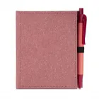 Mini Caderno com caneta - Vermelho