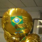 Balão dourado personalizado