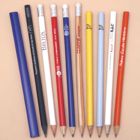 Lápis de madeira, com ou sem borracha, personalizados.