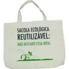 Sacola ecológica personalizada confeccionada em algodão