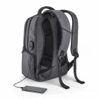 Mochila com parte posterior almofadada, com sistema de apoio acolchoado para as costas e alças almofadadas