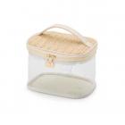 Necessaire PVC e Palha Personalizada