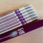 Kit 2 lápis com borracha Madeira Reflorestada