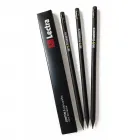Kit 3 lápis com borracha Madeira Preta