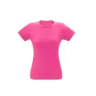 Camisetas Femininas 100% Algodão Penteado - rosa