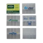 Porta-remédio com 8 divisões em transfer 