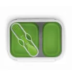 Marmita retrátil com 2 compartimentos