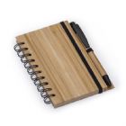 Mini bloco notas bambu