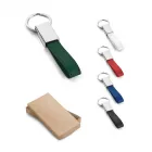 Chaveiros de metal e PU