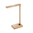 Luminária de mesa dobrável em bambu 