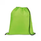 Sacola tipo mochila verde