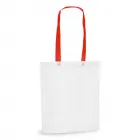 Sacola TNT com alças em vermelho