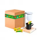 Kit Festa Junina em caixa - Café com Paçoca