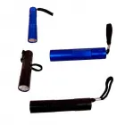 Lanterna de alumínio com duas opções de cores: azul ou preta