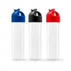 Squeeze garrafa plástica com canudo 500ml