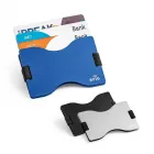 Porta-cartões personalizado em alumínio com tecnologia de bloqueio RFID