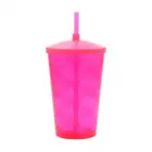 Copo plástico ou acrílico 700ml, rosa