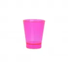 Copo plástico ou acrílico na cor rosa 60 ml