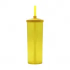 Copo plástico ou acrílico amarelo promocional