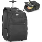 Mochila Trolley Personalizada Para Notebook Em 1680D E 300D Com 2 Rodas Com Protetor De Rodas