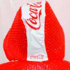Capa de chuva de plástico bolha press kit coca cola
