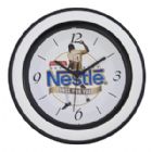 Relógio redondo com aro decorativo, com 30 cm de diâmetro promocional 