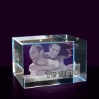 Bloco Onix em Cristal Óptico 100% translúcida modelo casal