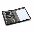 Pasta A4 com placa metálica com acabamento emborrachado