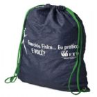 Mochila-saco em nylon disponível em diversas cores