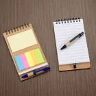 Bloco de Anotações com Sticky notes e Caneta 12244