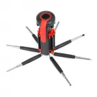 Kit ferramenta retrátil com 7 chave