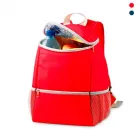 Bolsa térmica estilo mochila vermelha