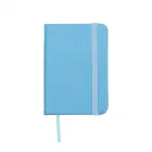 Mini Caderneta Sintética Brilhante Azul
