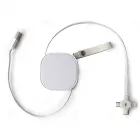 Cabo USB retrátil 4 em 1