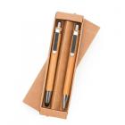 Kit ecológico caneta e lapiseira bambu