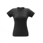Camiseta feminina preta em vários tamanhos