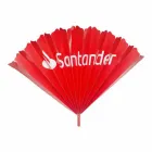 Leque dobrável com o logo de sua empresa