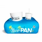 Kit Porta Pipocas Azul