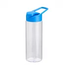 Squeeze Transparente Plástico 600ml - tampa azul