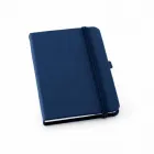 Caderneta personalizada na cor azul