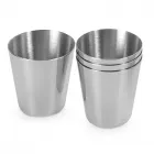 Conjunto de copos inox