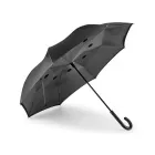 Guarda-chuva reversível personalizado preto