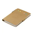 Kit ecológico personalizado com caderno e caneta