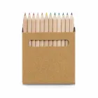 Lápis de cor em embalagem