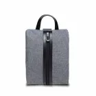 NECESSARIE ORGANIZADORA COM DETALHES EM COURO LEGÍTIMO