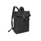 Mochila incrível em linho e couro legítimo