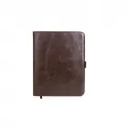 Capa para caderno em couro