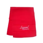 Toalha vermelha de algodão personalizada